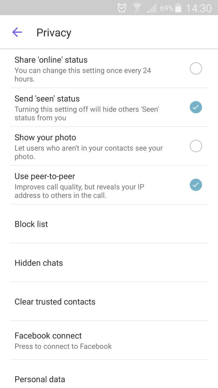 How to view hidden chat in viber