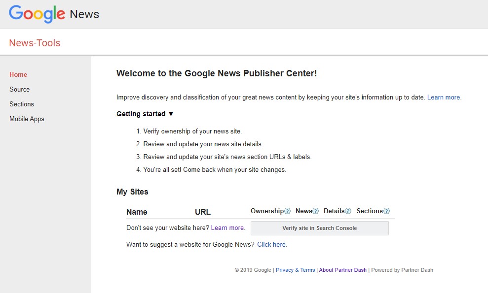 how to get on google news guide for
