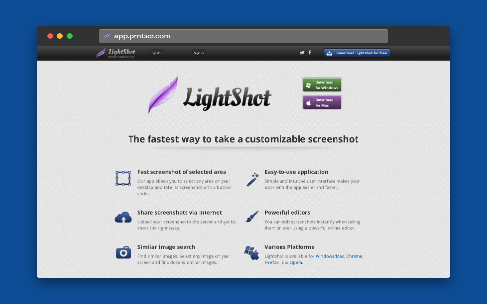 Easily snap information with LightShot’s screenshot feature