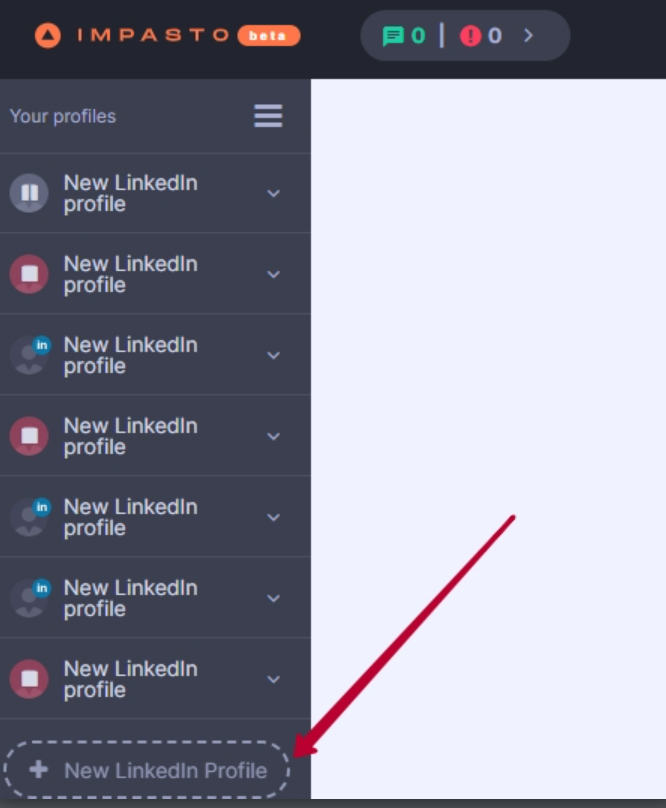 How to add another LinkedIn account